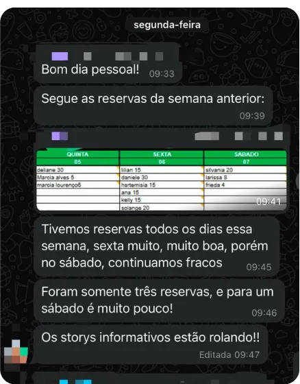 Print de resultado 4 enviado por cliente da Nonaka ADS